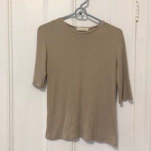 First Rite ribbed tan tee